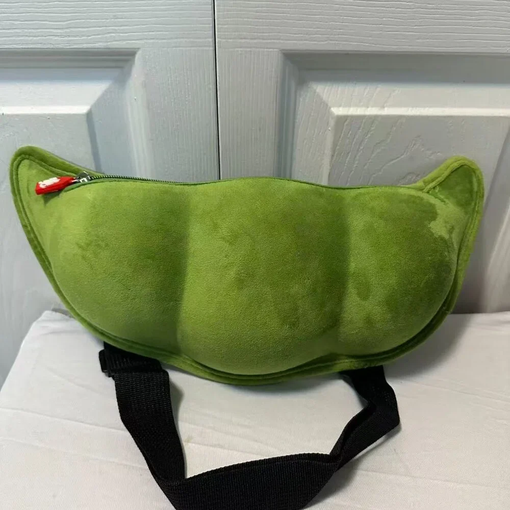 Small Crossbody Bag Funny Pea Shaped Shoulder Bag Lightweight Chest Bag Cute - Picture 8 of 8